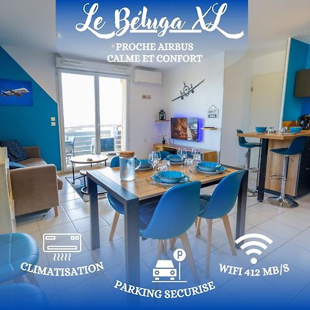 Le Beluga Xl - Confort Et Proximite Airbus Colomiers Exteriör bild