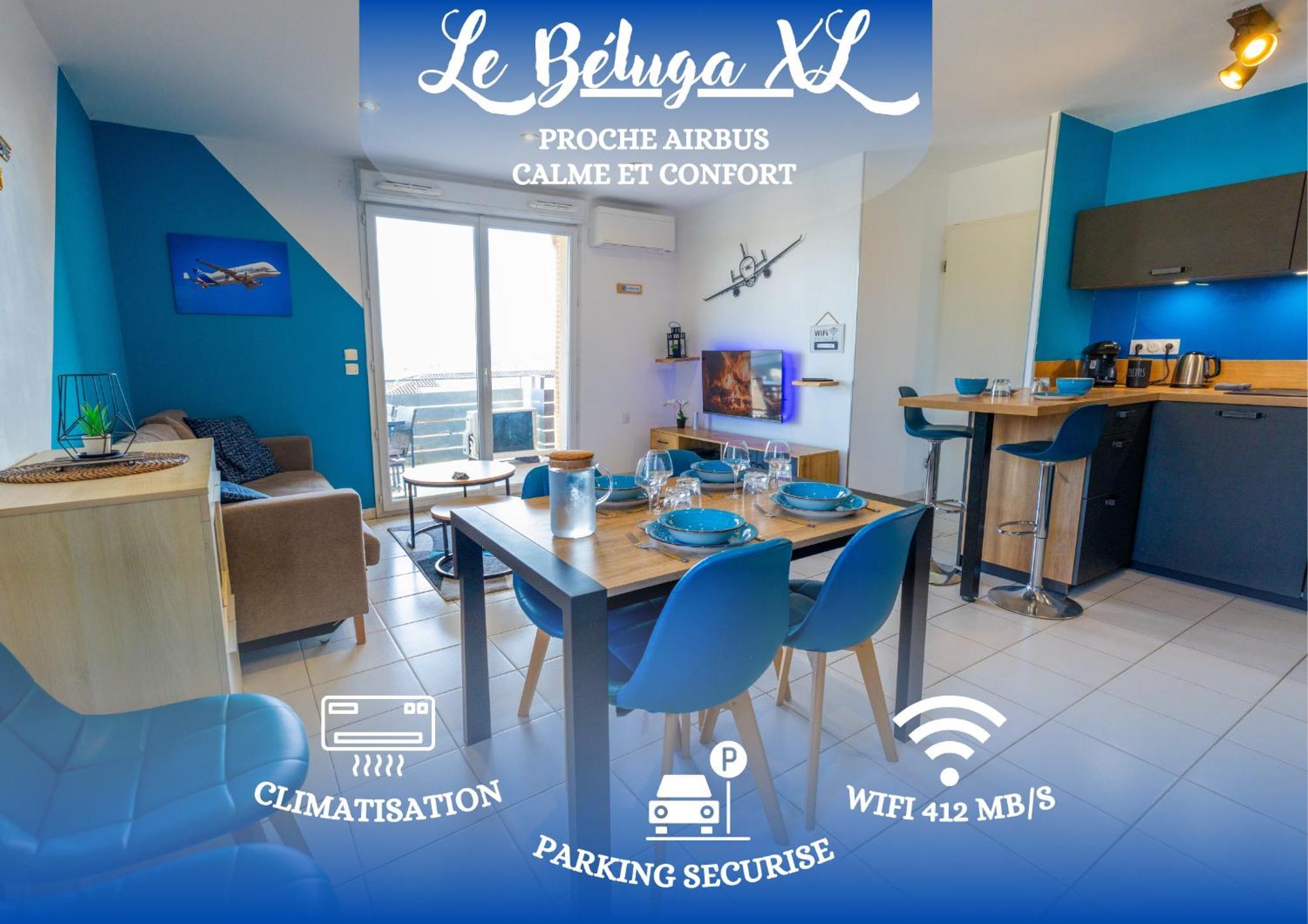 Le Beluga Xl - Confort Et Proximite Airbus Colomiers Exteriör bild